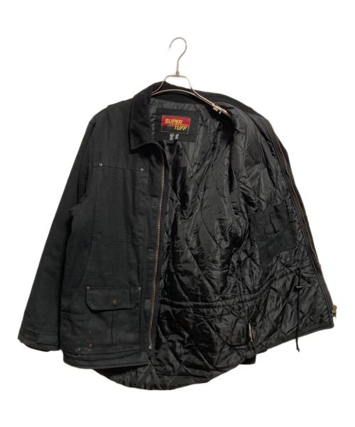 super tuff（スーパー タフ）super tuff (スーパー タフ) ダック地カバーオール ブラック サイズ:Mの古着・服飾アイテム