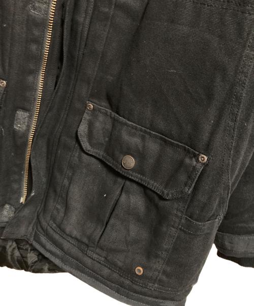 super tuff（スーパー タフ）super tuff (スーパー タフ) ダック地カバーオール ブラック サイズ:Mの古着・服飾アイテム