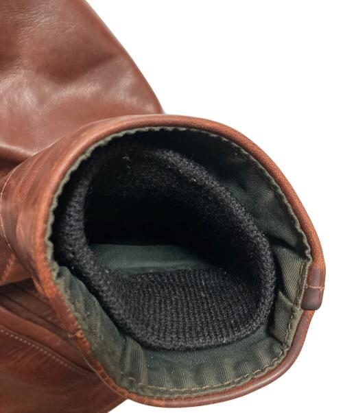 Aero LEATHER（エアロレザー）Aero LEATHER (エアロレザー) ホースレザージャケット ブラウン サイズ:SIZE 40の古着・服飾アイテム