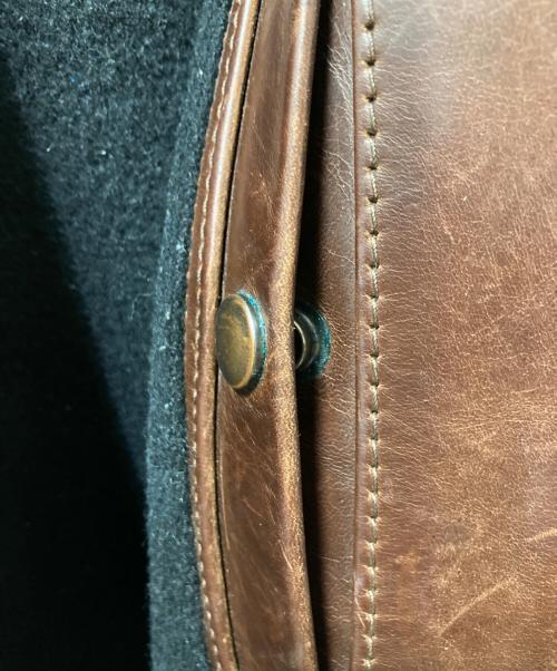 Aero LEATHER（エアロレザー）Aero LEATHER (エアロレザー) ホースレザージャケット ブラウン サイズ:SIZE 40の古着・服飾アイテム