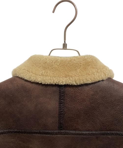 AKM（エーケーエム）AKM (エーケーエム) ムートンジャケット ブラウン サイズ:不明の古着・服飾アイテム