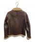 AKM (エーケーエム) ムートンジャケット ブラウン サイズ:不明：20000円