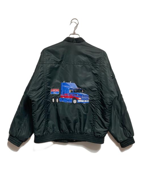 MODERN（モダン）MODERN (モダン) レーシングジャケット ブラック サイズ:Lの古着・服飾アイテム