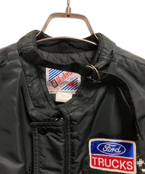 MODERN（モダン）MODERN (モダン) レーシングジャケット ブラック サイズ:Lの古着・服飾アイテム