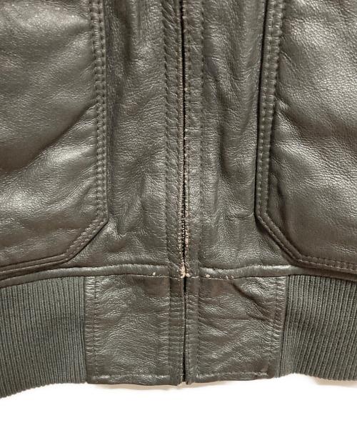 Hysteric Glamour（ヒステリックグラマー）Hysteric Glamour (ヒステリックグラマー) レザーフーデットジャケット ブラック サイズ:Lの古着・服飾アイテム