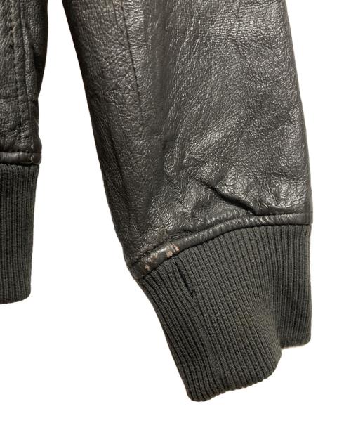 Hysteric Glamour（ヒステリックグラマー）Hysteric Glamour (ヒステリックグラマー) レザーフーデットジャケット ブラック サイズ:Lの古着・服飾アイテム