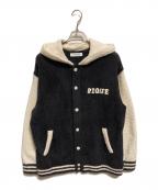 GELATO PIQUE HOMMEジェラートピケ オム）の古着「フレンチブルドッグジャガードブルゾン」｜グレー