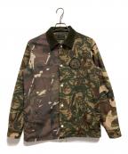 Hysteric Glamourヒステリックグラマー）の古着「マルチカモプリントコーチジャケット」｜オリーブ