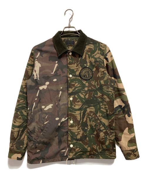 Hysteric Glamour（ヒステリックグラマー）Hysteric Glamour (ヒステリックグラマー) マルチカモプリントコーチジャケット オリーブ サイズ:Mの古着・服飾アイテム