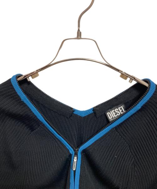 DIESEL（ディーゼル）DIESEL (ディーゼル) M-OIRA カーディガン ブラック サイズ:Sの古着・服飾アイテム