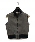 MIU MIUミュウミュウ）の古着「デニムジップベスト」｜インディゴ