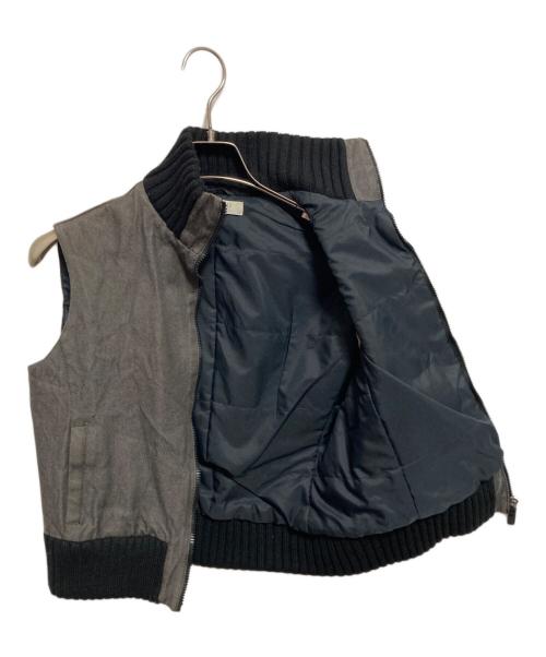 MIU MIU（ミュウミュウ）MIU MIU (ミュウミュウ) デニムジップベスト インディゴ サイズ:44の古着・服飾アイテム