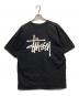 stussy (ステューシー) ストックロゴTシャツ ブラック サイズ:XL：5000円