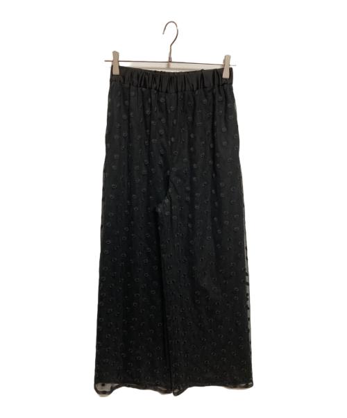 SLOBE IENA（スローブ イエナ）SLOBE IENA (スローブ イエナ) ドットレースパンツ ブラック サイズ:36の古着・服飾アイテム