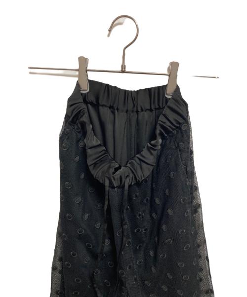 SLOBE IENA（スローブ イエナ）SLOBE IENA (スローブ イエナ) ドットレースパンツ ブラック サイズ:36の古着・服飾アイテム