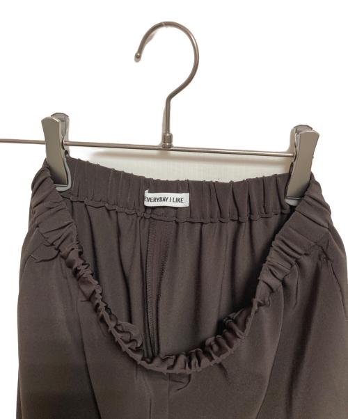 EVERYDAY I LIKE.（エヴリデイ アイ ライク）EVERYDAY I LIKE. (エヴリデイ アイ ライク) Effortless Pants ブラウン サイズ:34の古着・服飾アイテム