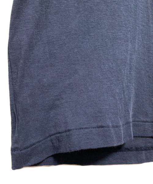 AURALEE（オーラリー）AURALEE (オーラリー) HIGH GAUGE SHEER RIB TURTLE NECK L/S TEE ネイビー サイズ:SIZE 1の古着・服飾アイテム