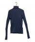 AURALEE（オーラリー）の古着「HIGH GAUGE SHEER RIB TURTLE NECK L/S TEE」｜ネイビー