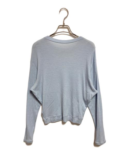 STUNNING LURE（スタニングルアー）STUNNING LURE (スタニングルアー) ウールフライスルーズロンT ブルー サイズ:Sの古着・服飾アイテム