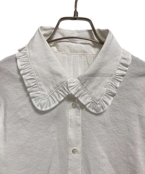 Spick and Span（スピック＆スパン）Spick and Span (スピック＆スパン) フリルカラーブラウス ホワイト サイズ:FREEの古着・服飾アイテム