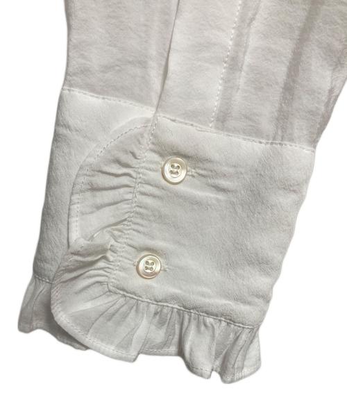 Spick and Span（スピック＆スパン）Spick and Span (スピック＆スパン) フリルカラーブラウス ホワイト サイズ:FREEの古着・服飾アイテム