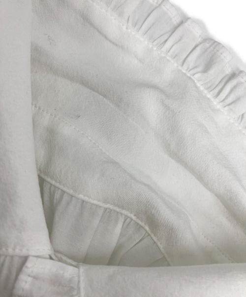 Spick and Span（スピック＆スパン）Spick and Span (スピック＆スパン) フリルカラーブラウス ホワイト サイズ:FREEの古着・服飾アイテム