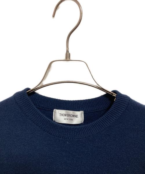 Thom Browne（トムブラウン）Thom Browne (トムブラウン) クルーネックニット ネイビー サイズ:2の古着・服飾アイテム