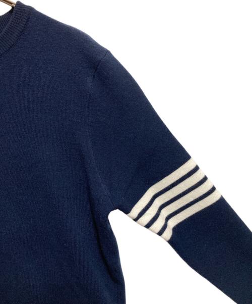 Thom Browne（トムブラウン）Thom Browne (トムブラウン) クルーネックニット ネイビー サイズ:2の古着・服飾アイテム