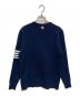 Thom Browne (トムブラウン) クルーネックニット ネイビー サイズ:2：15000円