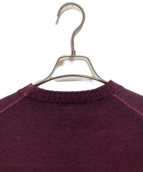Cruciani（クルチアーニ）CRUCIANI (クルチアーニ) クルーネックニット ボルドー サイズ:48の古着・服飾アイテム