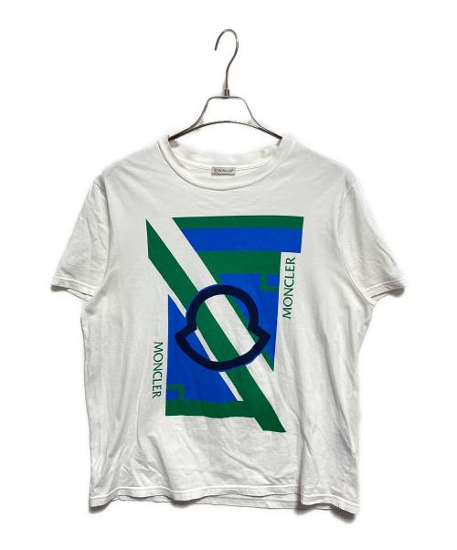 MONCLER（モンクレール）MONCLER (モンクレール) MAGLIA T-SHIRT ホワイト サイズ:Mの古着・服飾アイテム