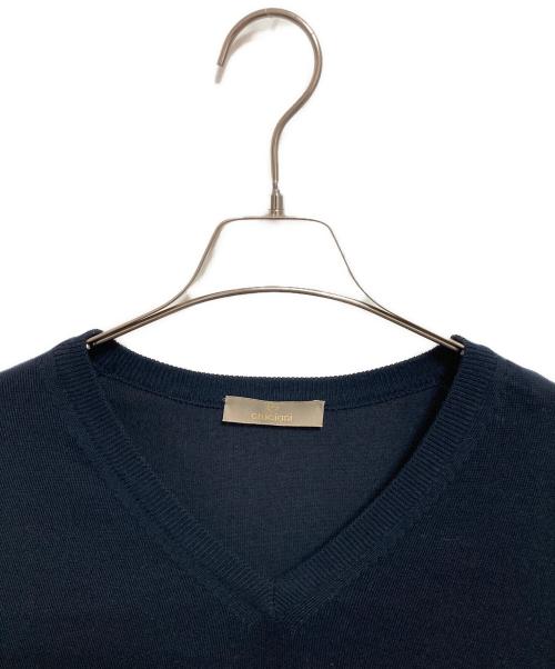 Cruciani（クルチアーニ）CRUCIANI (クルチアーニ) Vネックニット ネイビー サイズ:48の古着・服飾アイテム