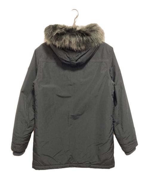 Timberland（ティンバーランド）Timberland (ティンバーランド) ファー付中綿コート ブラック サイズ:Mの古着・服飾アイテム