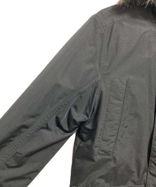 Timberland（ティンバーランド）Timberland (ティンバーランド) ファー付中綿コート ブラック サイズ:Mの古着・服飾アイテム