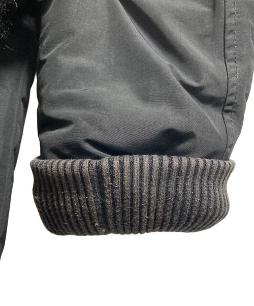 Timberland（ティンバーランド）Timberland (ティンバーランド) ファー付中綿コート ブラック サイズ:Mの古着・服飾アイテム