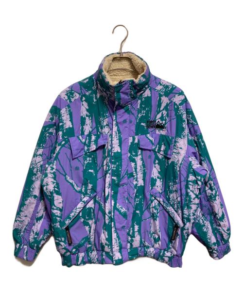 FIRST DOWN（ファーストダウン）FIRST DOWN (ファーストダウン) リバーシブルボアフリースブルゾン ベージュ サイズ:Sの古着・服飾アイテム