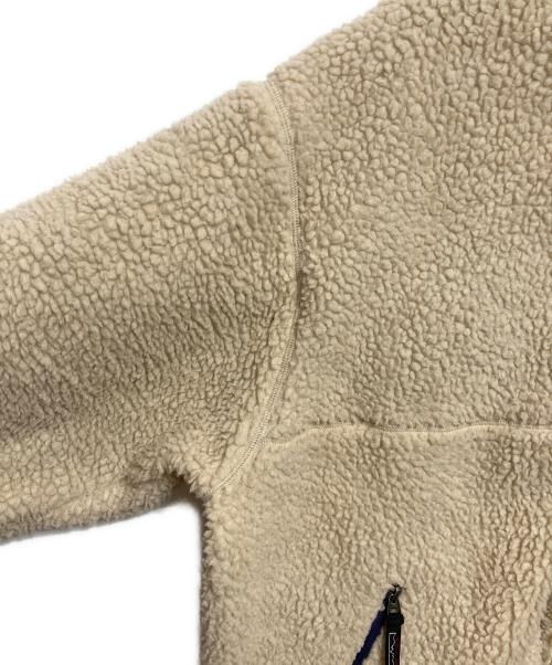 FIRST DOWN（ファーストダウン）FIRST DOWN (ファーストダウン) リバーシブルボアフリースブルゾン ベージュ サイズ:Sの古着・服飾アイテム