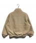 FIRST DOWN (ファーストダウン) リバーシブルボアフリースブルゾン ベージュ サイズ:S：5000円