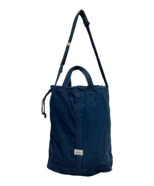 PORTER（ポーター）PORTER (ポーター) 藍染ヘルメットバッグ インディゴの古着・服飾アイテム