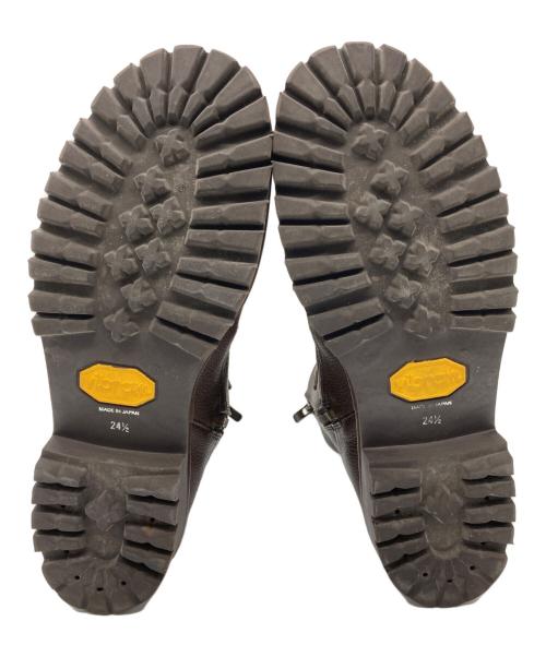 SAYA（サヤ）SAYA (サヤ) レースアップショートブーツ ブラウン サイズ:SIZE 24.5cmの古着・服飾アイテム