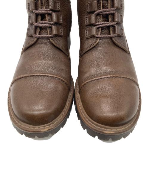 SAYA（サヤ）SAYA (サヤ) レースアップショートブーツ ブラウン サイズ:SIZE 24.5cmの古着・服飾アイテム