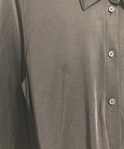 HELMUT LANG（ヘルムートラング）HELMUT LANG (ヘルムートラング) fluid slim shirt ブラック サイズ:Mの古着・服飾アイテム