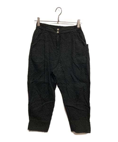 YACCO MARICARD（ヤッコマリカルド）YACCO MARICARD (ヤッコマリカルド) ピンタックイージーパンツ ブラック サイズ:2の古着・服飾アイテム