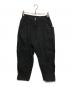 YACCO MARICARD（ヤッコマリカルド）の古着「ピンタックイージーパンツ」｜ブラック