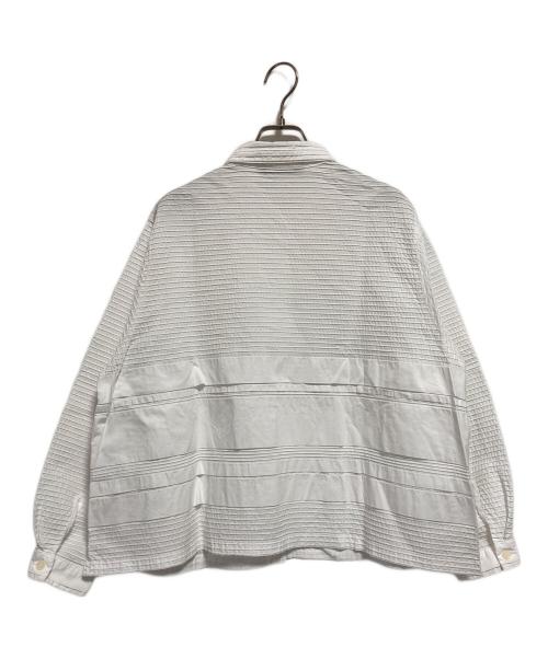 YACCO MARICARD（ヤッコマリカルド）YACCO MARICARD (ヤッコマリカルド) ピンタックシャツ ホワイト サイズ:Nの古着・服飾アイテム