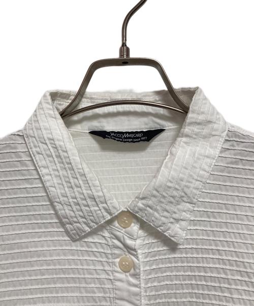 YACCO MARICARD（ヤッコマリカルド）YACCO MARICARD (ヤッコマリカルド) ピンタックシャツ ホワイト サイズ:Nの古着・服飾アイテム