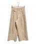 COLUMN（コラム）の古着「タックワイドパンツ」｜ベージュ