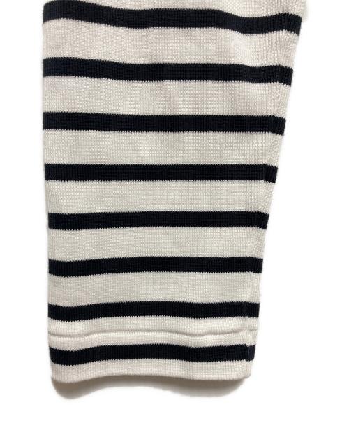 ESTNATION（エストネーション）ESTNATION (エストネーション) ボレロカーディガン ホワイト×ブラック サイズ:FREEの古着・服飾アイテム