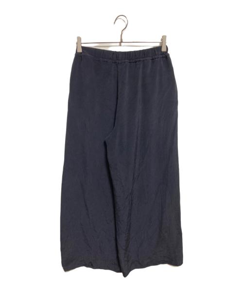 DRAWER（ドゥロワー）Drawer (ドゥロワー) FALL1 シルクジョーゼットドローストパンツ ネイビー サイズ:FREEの古着・服飾アイテム