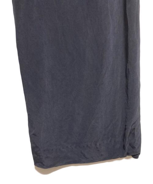 DRAWER（ドゥロワー）Drawer (ドゥロワー) FALL1 シルクジョーゼットドローストパンツ ネイビー サイズ:FREEの古着・服飾アイテム